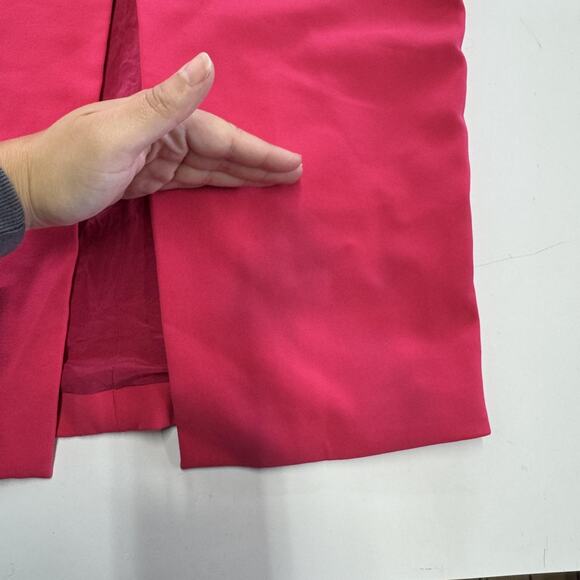 Christian Siriano Dress Womens 2 Pink Sleeveless Midi Formal Slit Evening Gown - Picture 10 of 10